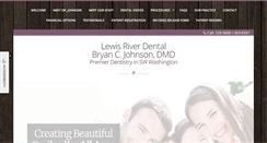 Desktop Screenshot of lewisriverdental.com